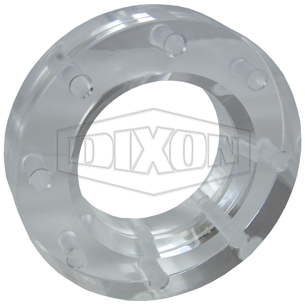 TTMA Flanged Acrylic Sight Flow Indicator